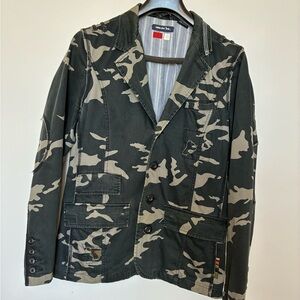 Triple Five Soul Camouflage Military Style Jacket